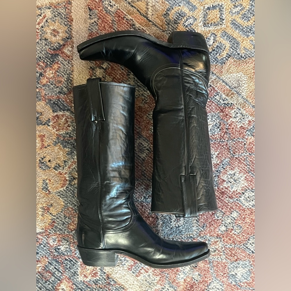 BLACK LABEL Frye True Vintage Cowboy Boots
